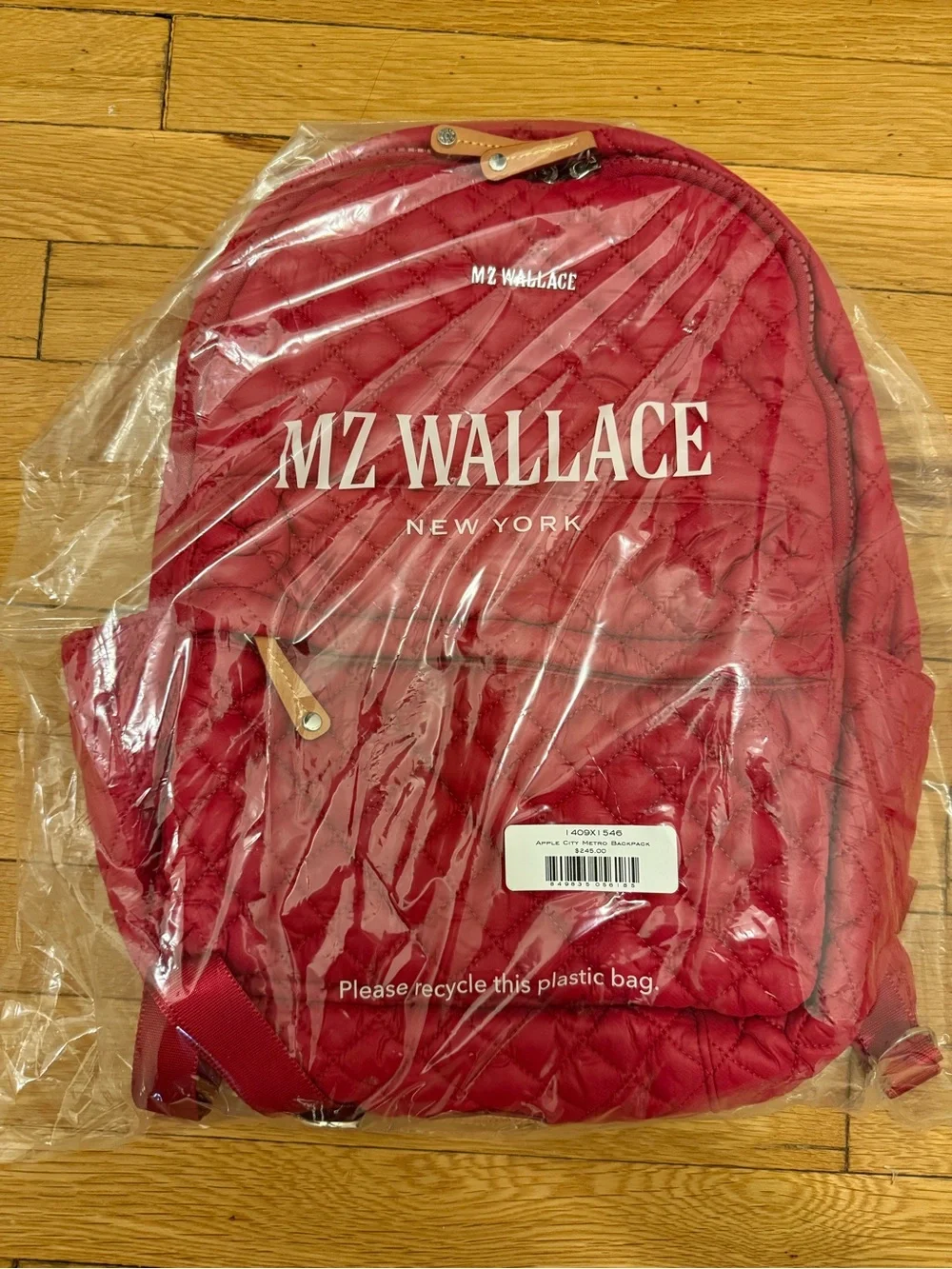 MZ Wallace City Metro Backpack Red Apple